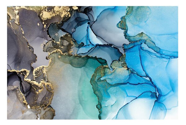 Dipinto su tela Turquoise marble 30x45 cm
