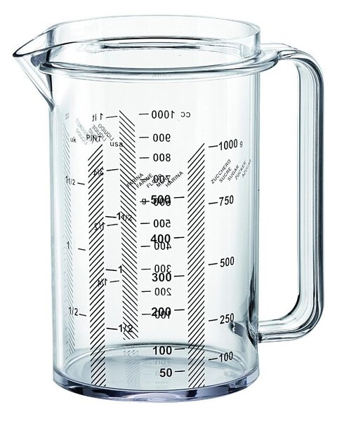 Caraffa Graduata 1L Latina �13x17xh19 cm - 1000 cc