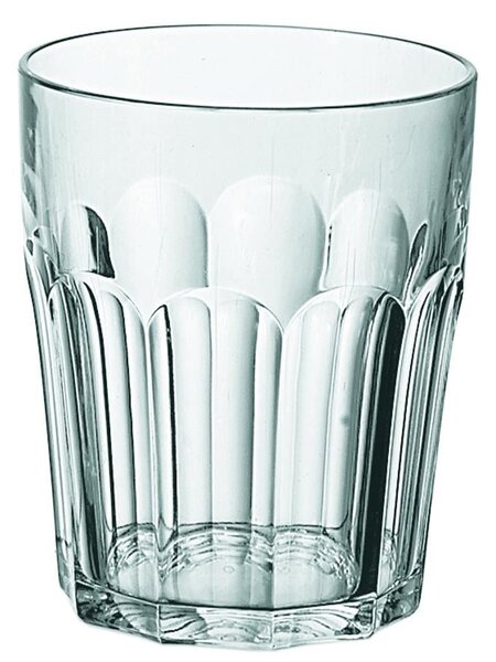 Bicchieri da acqua Molati Bassi SET 6 PEZZI �8.5xh10 cm - 350 cc in SAN confezione 6 pezzi Trasparente