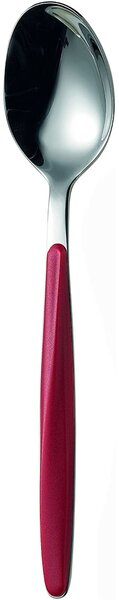 Cucchiaio My Fusion Set 6 pezzi in acciaio inox 18/10 (AISI 304) manico in ABS Rosso lavabili in lavastoviglie