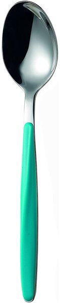 Cucchiaio My Fusion Set 6 pezzi in acciaio inox 18/10 (AISI 304) manico in ABS Azzurro lavabili in lavastoviglie