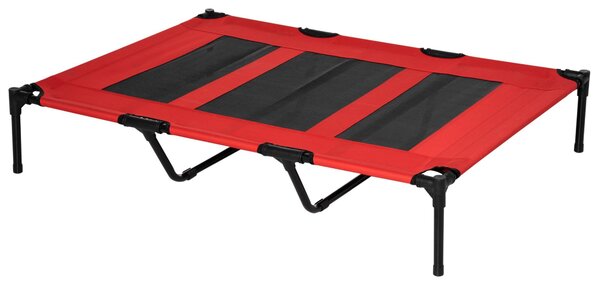 PawHut: lettino per cani da esterno, cuccia per cani, cuccia per gatti, cuccia per animali domestici, posto letto, rosso