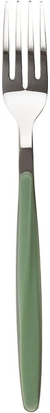 Forchette My Fusion Set 6 pezzi in acciaio inox 18/10 (AISI 304) manico in ABS Verde oliva lavabili in lavastoviglie