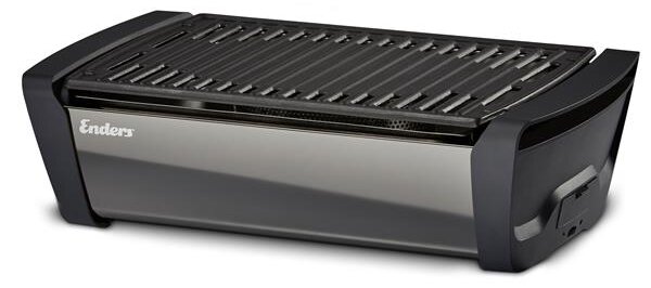Enders barbecue a basso fumo / barbecue da tavolo Aurora Mirror nero 37x25cm