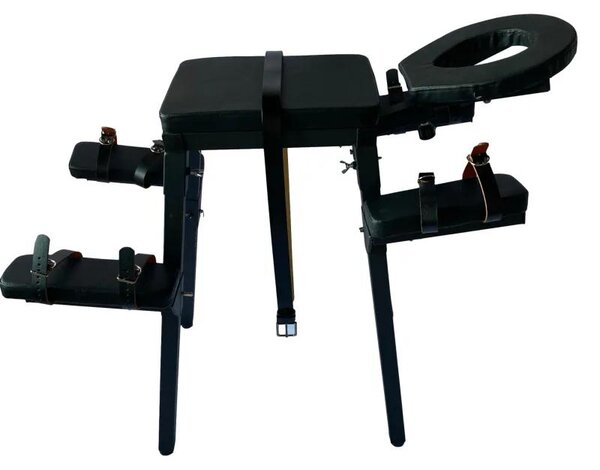 Mobili per il piacere, comfort per le coppie, design versatile, sedia nera a forma di S