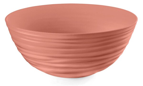Contenitore insalatiera Tierra L realizzato con plastica riciclata di 13,8 bottiglie �25xh10,8 cm -3100 cc colore Terracotta