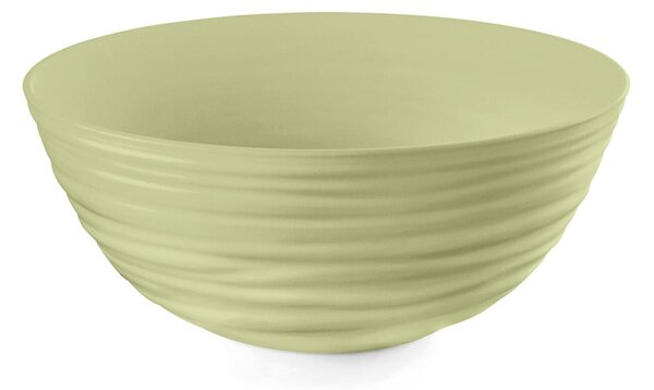 Contenitore insalatiera Tierra L realizzato con plastica riciclata di 13,8 bottiglie �25xh10,8 cm -3100 cc colore Verde Alga