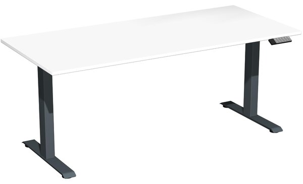 Tavolo Elevate Plus 1800x800x630-1280mm antracite/bianco
