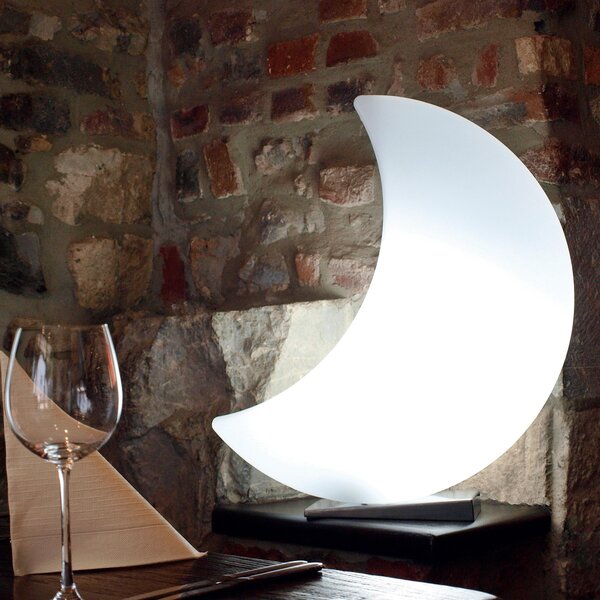 Lampada decorativa a forma di luna da 60 cm a LED, per interni ed esterni