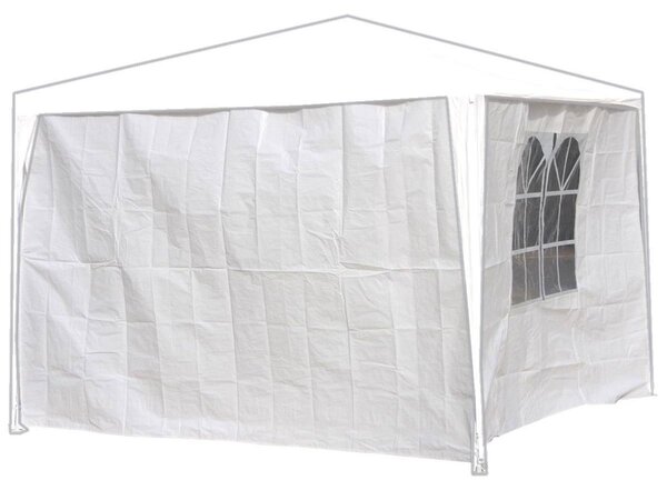 Pareti laterali per gazebo 3x3 m - bianco Linder Exclusiv