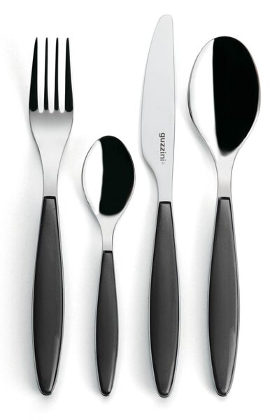Posate Feeling 24 pezzi Colore Grigio in acciaio inox 18/10 AISI 420 di Altissima qualit� lavabili in lavastoviglie