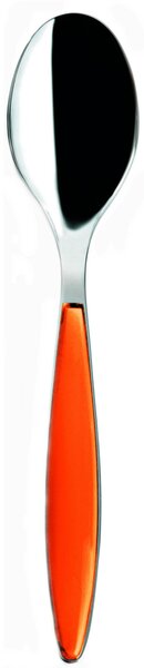 Cucchiai da tavola Feeling set da 6 pezzi in acciaio 18/10 (AISI 304) 20,05 cm manico ABS Lavabile in lavastoviglie Arancio