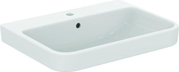 Ideal Standard i.life B lavabo 650 mm, 1 foro per rubinetto, con troppopieno, T460601