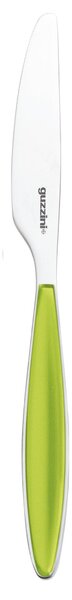 Coltelli da Tavola FEELING set da 6 pezzi in acciaio 18.10 AISI304 22.5 Cm verde mela lavabili in lavastoviglie
