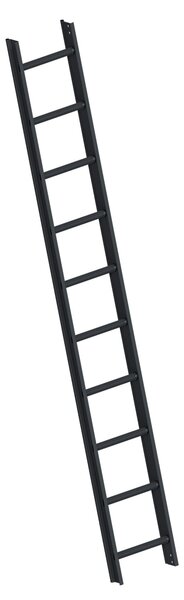 Layher 1051 Scala da tetto grigio antracite, 10 pioli