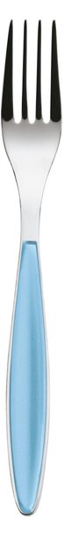Forchette da tavola FEELING set da 6 pezzi in acciaio 18.10 (AISI304) 20.5 Cm Azzurro cielo lavabili in lavastoviglie