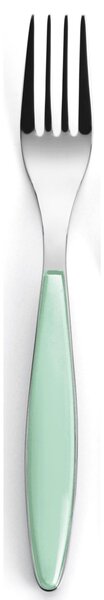 Forchette da tavola FEELING set da 6 pezzi in acciaio 18.10 (AISI 420) Lunghezza 20.5 Cm colore Verde Acqua lavabili in lavastoviglie