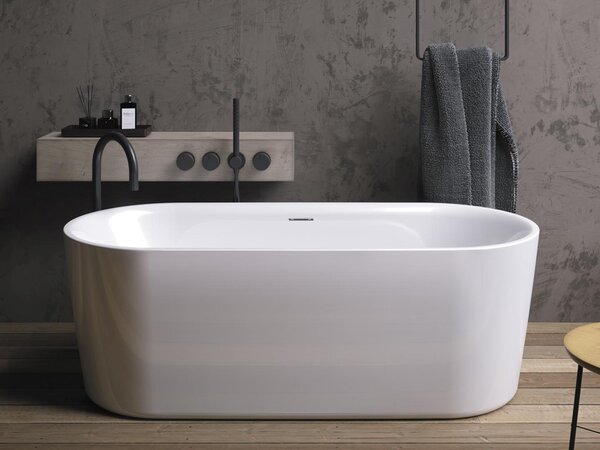 RIHO Modesty Baignoire à poser, 170x76x59cm, 187 Betteres, B090001105, B090001105