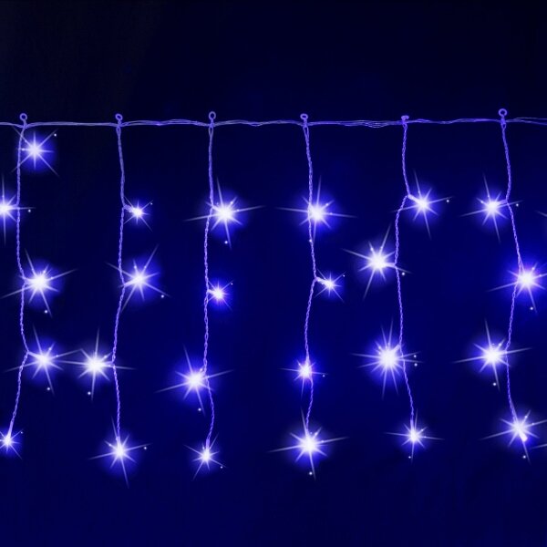 Aigostar - LED Catena luminosa natalizia da esterno 200xLED 8x0,4m IP44 blu