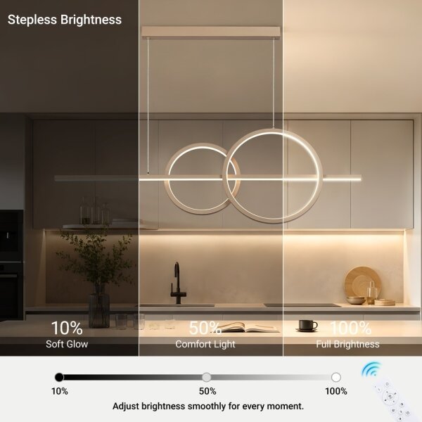 BRILAGI - Lampada a sospensione dimmerabile su cavo SIGNATURE LED/53W/230V 120 cm beige + telecomando