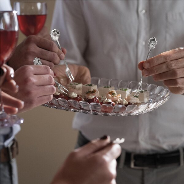 Forchette Aperitivo Set 6 pezzi serie LOVE lunghezza 13 cm in acciaio 18/10 in confezione regalo