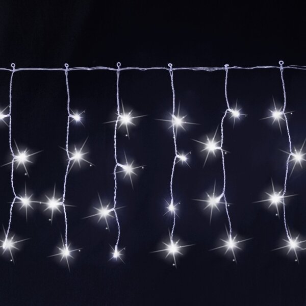 Aigostar - Catena luminosa natalizia LED da esterno 200xLED 8x0,4m IP44 bianco freddo