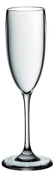 Flute Spumante diametro 7xh20 cm - 140cc 12 pezzi Happy Hour in pura plastica vergine ad alta resistenza