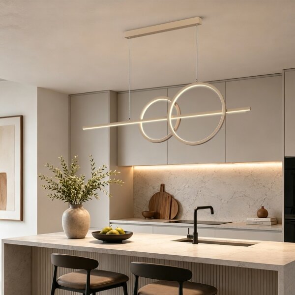 BRILAGI - Lampada a sospensione dimmerabile su cavo SIGNATURE LED/53W/230V 120 cm beige + telecomando