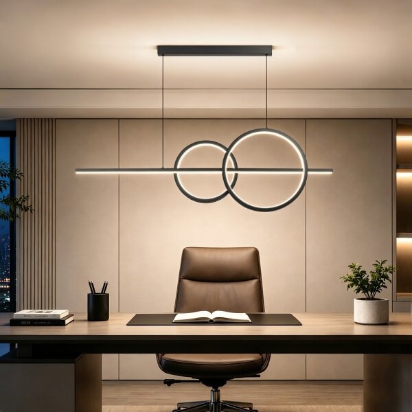 BRILAGI - Lampada a sospensione LED dimmerabile a cavo SIGNATURE LED/53W/230V 120 cm nero + telecomando