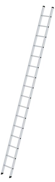 Scala singola Günzb. in alluminio 16 pioli lunghezza 4,70 mtr