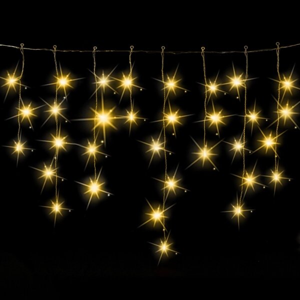 Aigostar - Catena luminosa natalizia LED da esterno 200xLED 8x0,6m IP44 bianco caldo