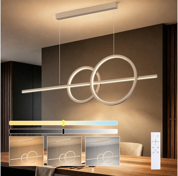 BRILAGI - Lampada a sospensione dimmerabile su cavo SIGNATURE LED/53W/230V 120 cm beige + telecomando