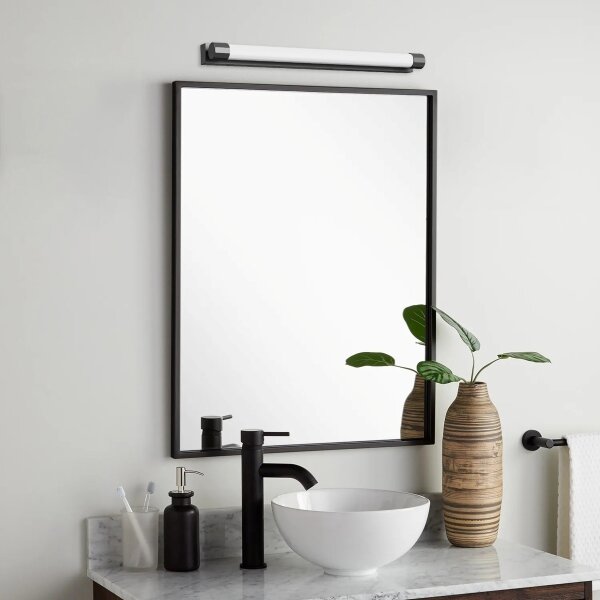 Top Light - Illuminazione LED per specchio da bagno TURIA LED/8W/230V IP44 40 cm nero
