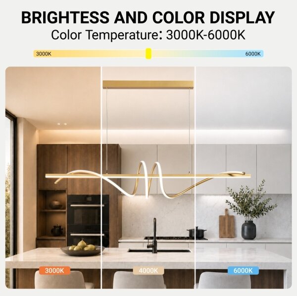 BRILAGI - lampada a sospensione LED dimmerabile su cavo SIGNATURE LED/50W/230V 120 cm oro + telecomando
