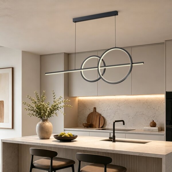 BRILAGI - Lampada a sospensione LED dimmerabile a cavo SIGNATURE LED/53W/230V 120 cm nero + telecomando