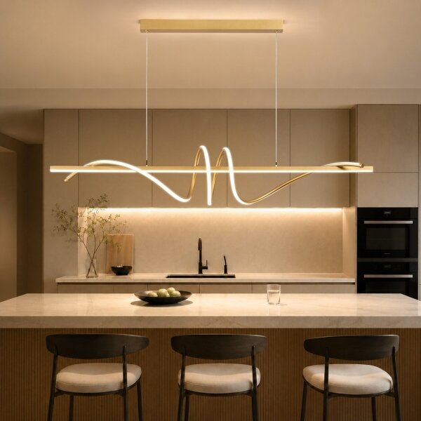BRILAGI - lampada a sospensione LED dimmerabile su cavo SIGNATURE LED/50W/230V 120 cm oro + telecomando