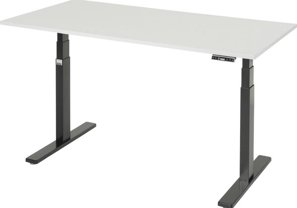 Scrivania adlatus 100 1500x800x650-1300 M-top nero