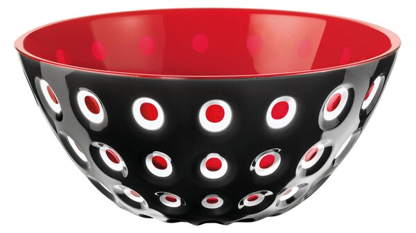 Ciotole contenitore 20xh 9 cm -1350 cc Le Murrine nero/bianco/rosso