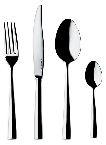 Servizio Posate My Table Guzzini 24 pezzi in acciaio inox 1810 lavabili in lavastoviglie in confezione regalo