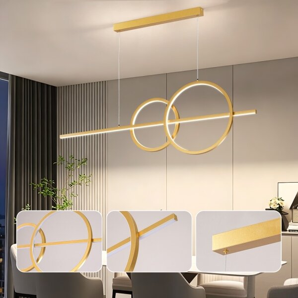 BRILAGI - LED Dimmerabile lampadario a cavo SIGNATURE LED/53W/230V 120 cm dorato + telecomando