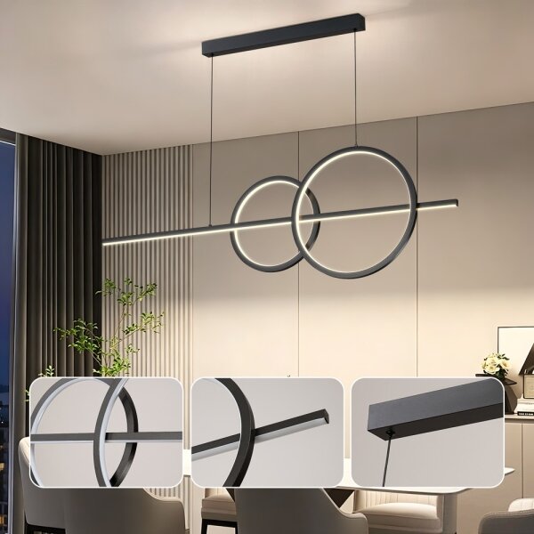 BRILAGI - Lampada a sospensione LED dimmerabile a cavo SIGNATURE LED/53W/230V 120 cm nero + telecomando