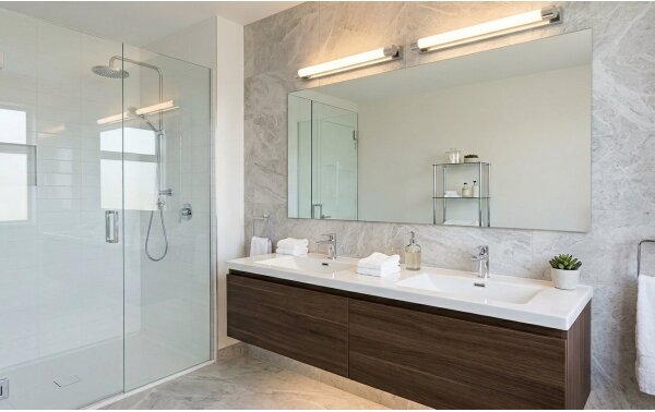 Top Light-LED Illuminazione per specchio da bagno TURIA LED/8W/230V IP44 40 cm cromo lucido