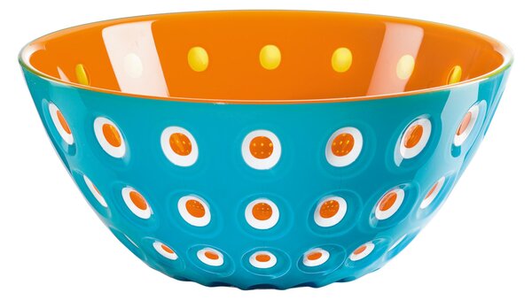 Ciotole contenitore 20xh 9 cm -1350 cc Le Murrine azzurro/bianco/arancio