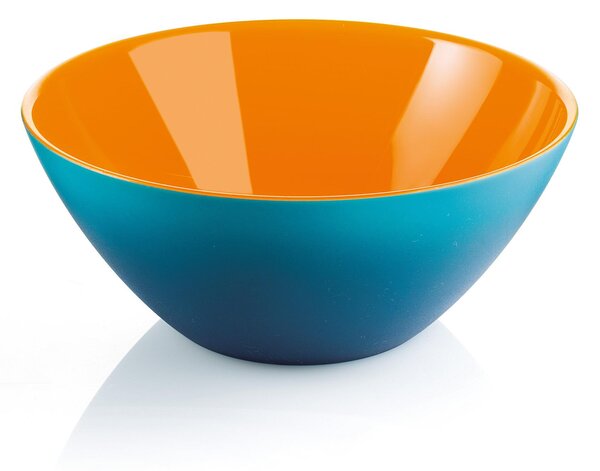 Ciotole contenitore Bicolore Medio 20xh8.5 cm - 1150 cc My Fusion Azzurro bianco Arancio