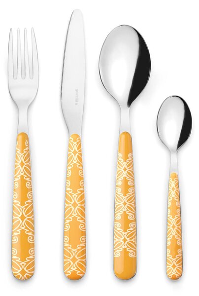 Set Posate 20 Pezzi In Acciaio Inox Per 4 Persone | Finitura Satinata, Lavabili In Lavastoviglie, Design Moderno Minimal