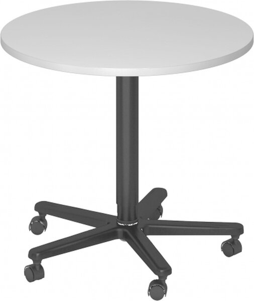 Tavolo a colonna St08 Grigio/Nero