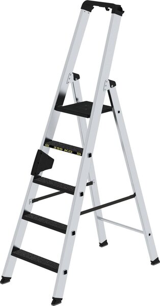 Scaletta 250 kg, accesso unilaterale con gradino a clip R13 5 gradini