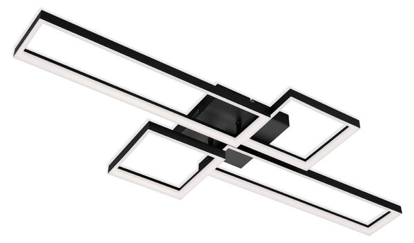 Plafoniera LED Briloner 50W 4800lm nero