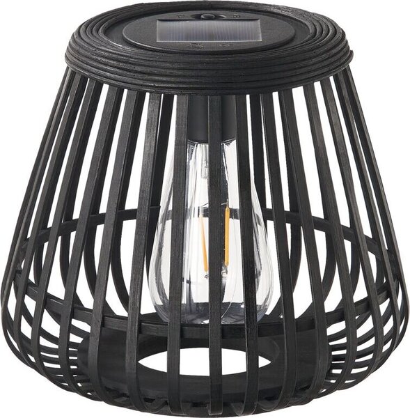 Lanterna solare Pauleen Sunshine Glimmer IP44 2700K 7lm Nero