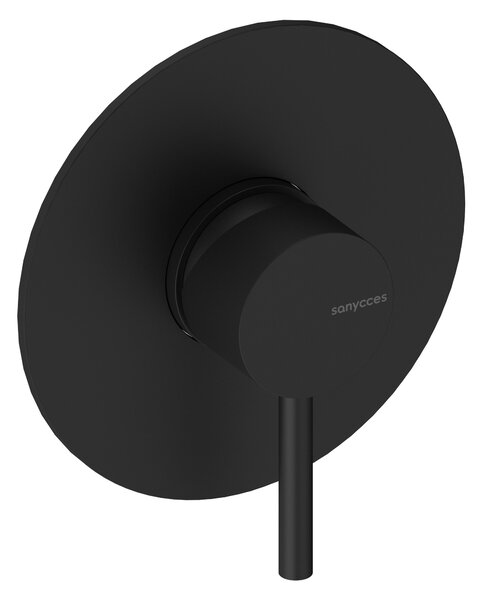 SANYCCES LOOP Miscelatore doccia incasso con corpo incasso, nero opaco